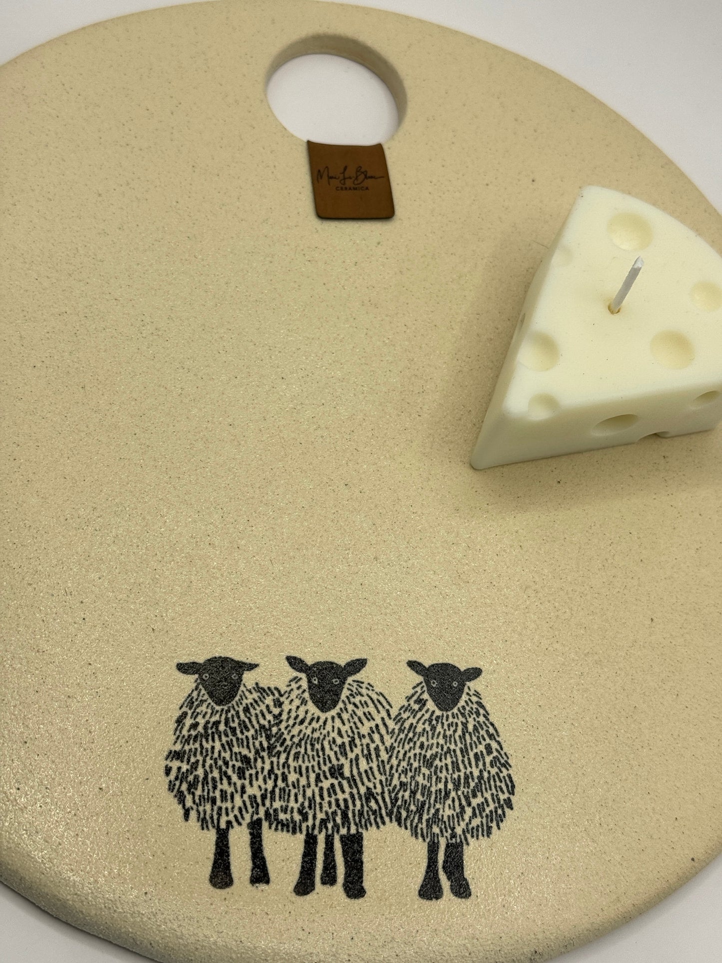 Tabla de aperitivo con serigrafia