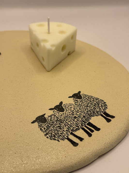 Tabla de aperitivo con serigrafia